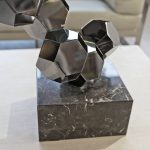 Rhombic Dodecahedron Tower Sculpture - Image 4