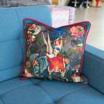 Fifi Myrtle & Mary Cushion in our Showroom