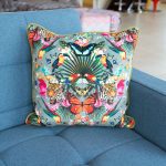 Paradise Lost Sage Myrtle & Mary Cushion in our Showroom