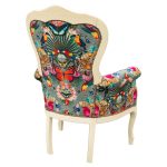 Myrtle and Mary Crested Michael Arm Chair - Back