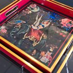 Myrtle and Mary Fifi Square Trays Close Up