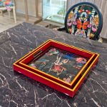 Myrtle and Mary Fifi Square Trays in our Showroom