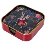 Myrtle and Mary Fifi Square Coasters