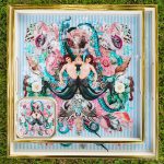 Myrtle and Mary Sirens Square Tray Set on Display