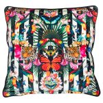 Paradise Lost Stripe Myrtle & Mary Cushion