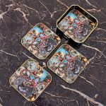 Myrtle and Mary Le Cirque Du Monde Square Coasters Design