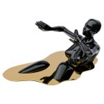 Bathing Lady Sculpture - Black