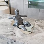Bathing Grey Lady Sculpture on display in our Showroom