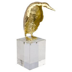 Large Gold Penguin Ornament