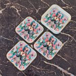 Myrtle and Mary Sirens Square Coasters Design