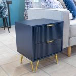 Sparrow Bedside Unit in our Showroom