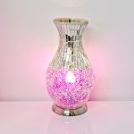 Mosaic Glass Vase Lamp - Purple - Image 5
