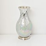 Mosaic Glass Vase Lamp - Pearl - Image 6