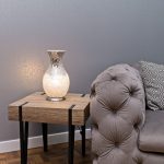 Vase Lamp White Pearl Living Room