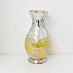 Mosaic Glass Vase Lamp - Yellow - Image 6