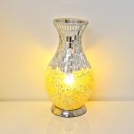 Mosaic Glass Vase Lamp - Yellow - Image 5
