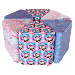 Triangular Segment Stool Set - Flamingo-go - Casa Nova Collection