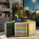 Triangular Segment Stools Lifestyle - Casa Nova Collection