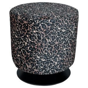 Swivel Drum Stool - Roxy Leopard - Casa Nova Collection