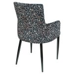 Duncan Dining Carver - Roxy Leopard - Casa Nova Collection - Back