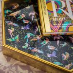 Birdity Absurdity Hexagonal Serving Tray Close Up