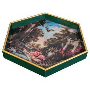 Baroque Gardens Hexagonal Serving Tray