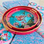 Flamingo-go Circular Serving Tray Set in our Showroom