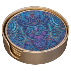 Dangerous Damask Circular Coaster Set