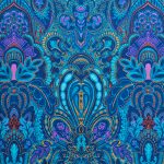 Dangerous Damask Storage Book Box Cover Close Up