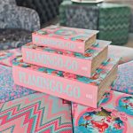 Flamingo-go Storage Book Boxes - Set of Three in our Showroom