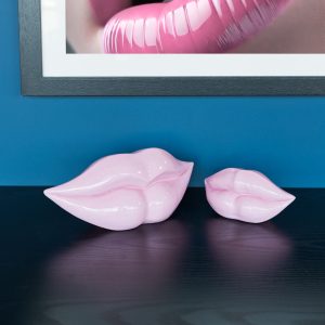 Pink Lips Sculpture