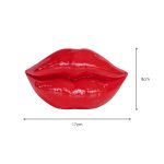 Small Red Lips Sculpture - Dimensions