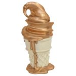 Large Chocolate Ice Cream Sculpture