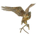 Gold Eagle Iron Sculpture