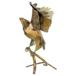 Gold Eagle Iron Sculpture - Right Side