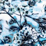 White Flower Design Side Table - Pattern