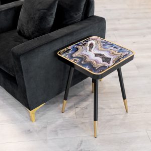 Oyster Design Side Table in our Showroom