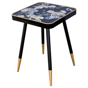 Leopard Design Side Table