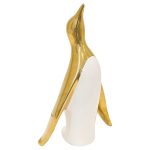 Ceramic Large Gold Penguin