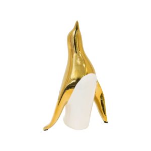 Ceramic Small Gold Penguin