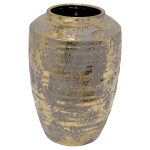 Aurous Gold Fleck Medium Vase