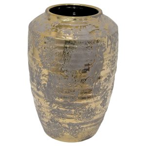 Aurous Gold Fleck Medium Vase