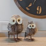 Brown Owl Decorations in our Showroom