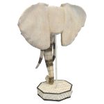 Elephant Bust Statue - Back