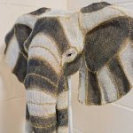 Elephant Bust Statue Close Up