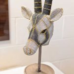 Antelope Bust Statue Close Up