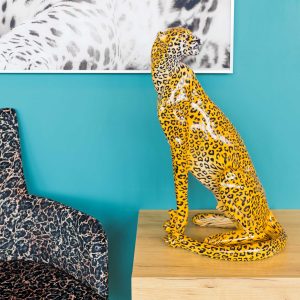 Cheetah Statue in our Showroom
