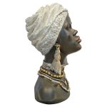 Large African Bust - Side