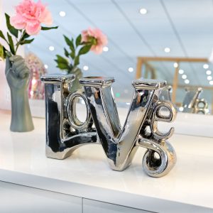 Ceramic Love Sculpture in our Showroom