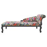 Myrtle and Mary Chaise Longue - Paradise Lost Stripe - Side